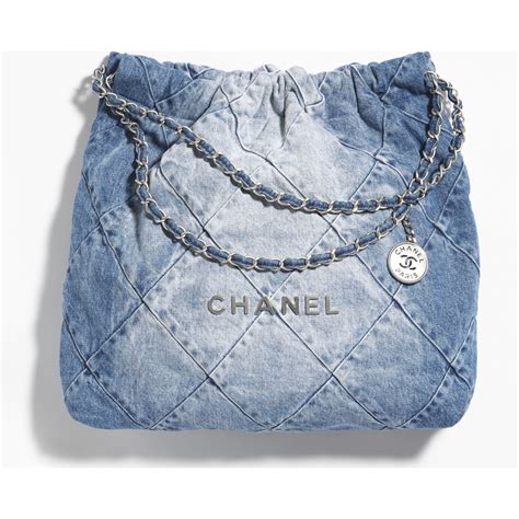 chanel 22 medium handbag|chanel denim bag 2022.